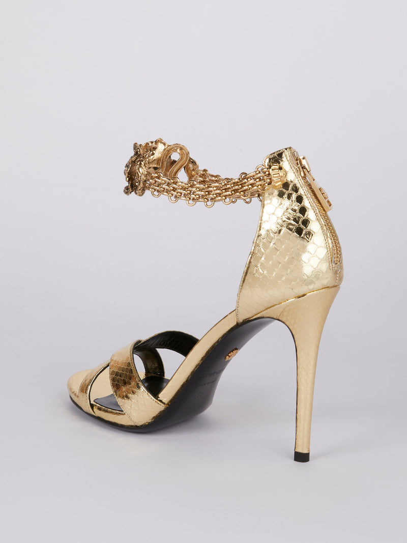 Python Effect Monogram Pumps